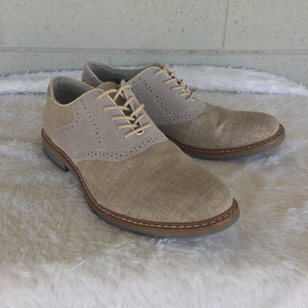 IZOD Conaway Saddle Oxford Shoes Sz 10 - Picture 2 of 8